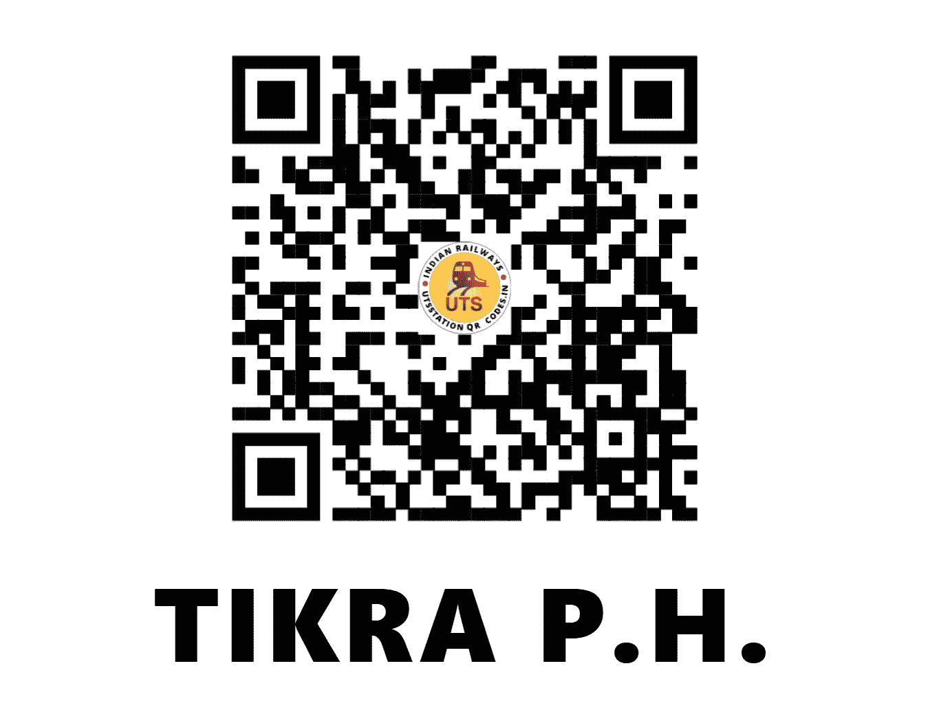 UTS QR Code for TIKRA P.H. - TKRA - SE (WEST BENGAL)